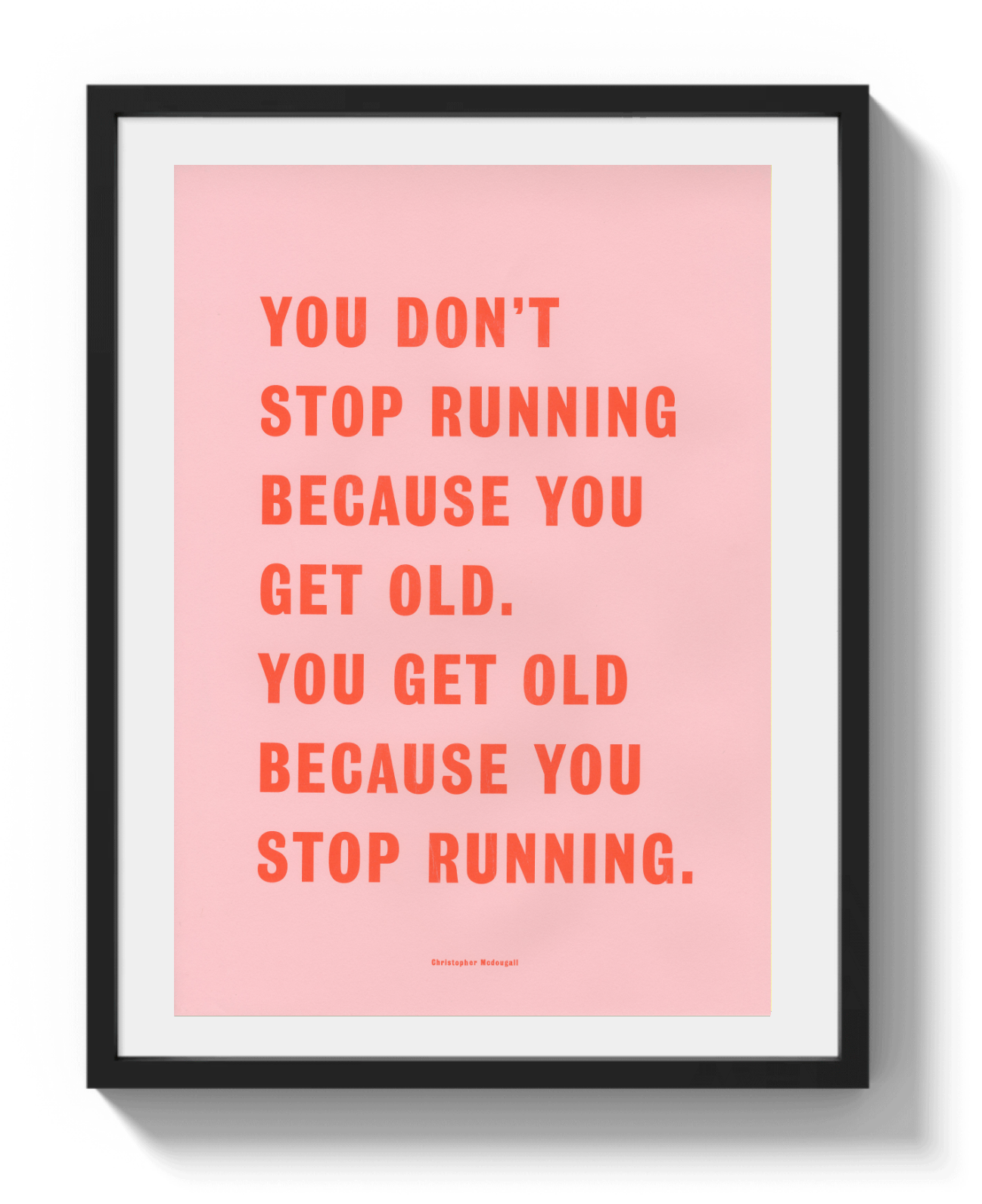 You Don't Stop Risograph Print