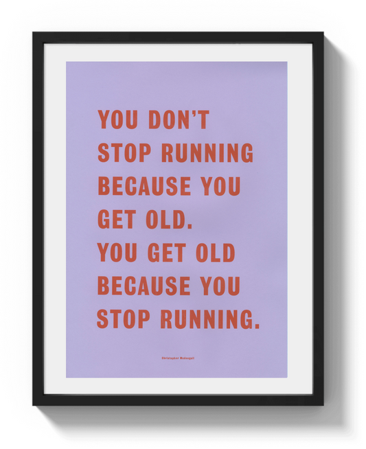 You Don't Stop Risograph Print